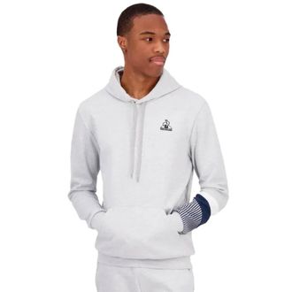 Le Coq Sportif Heren, Sweatshirts & Hoodies, Grijs, Maat: M