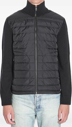 Moncler Piumino in misto lana - Nero
