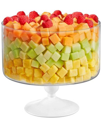 Barski Large Glass Trifle Bowl