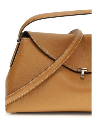 Toteme T-Lock Shoulder Bag - Tan