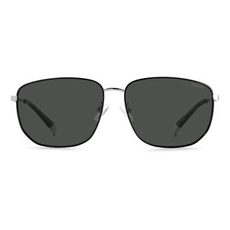 Polaroid Polarized Grey Rectangular Mens Sunglasses PLD 2120/G/S 084J/M9 61