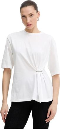 Twinset Donna, Top, Bianco, S, new