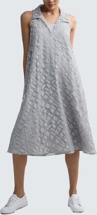 Luukaa D'Celli Elune Layered Hybrid Midi Dress in Ash Grey at Nordstrom, Size 16
