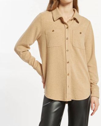 Thread & Supply Lewis Shirt In Iced Coffee