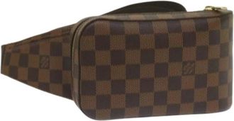 Louis Vuitton Pre-owned Belt Bags, female, Brown, Size: ONE SIZE Pre-owned Vintage Damier Ebene Shoulder Bag
