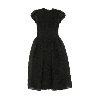 Cecilie Bahnsen Dames, Jurken, Zwart, Maat: XS