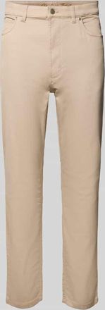 Christian Berg Regular Fit Jeans im 5-Pocket-Design in Beige, Größe 31/32