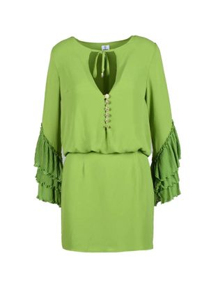 Gil Santucci Pistachio Polyester Dress