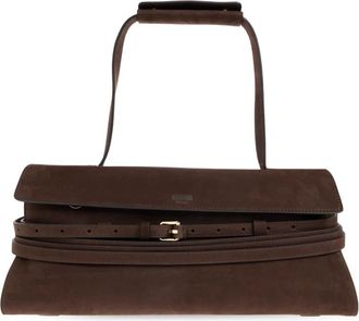 Moschino Shoulder Bag - Dames - Schoudertassen - Bruin - ONE Size - Katoen - Tassen