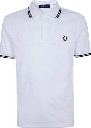 Fred Perry Heren, Tops, Wit, Maat: 2XL