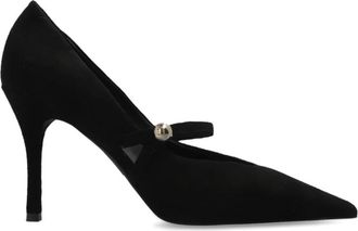 Furla Mary Jane Heels - Dames - Pumps - Zwart - 41 EU - Leer - Schoenen