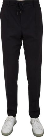 PESERICO Pantalone - Heren - Slim Fit Broeken - Blauw - XL - Wol - Broeken