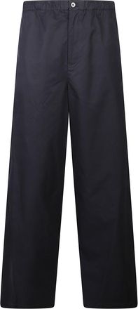 Jil Sander Navy Blue Loose Trousers
