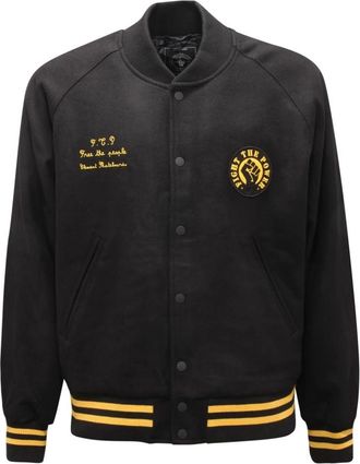 Element Bomberjack Baseballstijl Zwart - Heren - Bomber jackets - Zwart - S - Polyester - Jassen