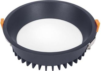 Forlight Forlight - Jet Downlight Redondo Con Luz Blanco C&aacute;lido 3000k En Color Negro &Oslash;