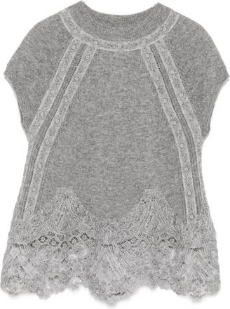 Ermanno Scervino Top Ermanno Scervino in pizzo di cashmere