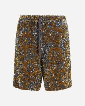 Dries Van Noten Shorts con paillettes Man 50