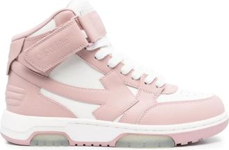 Off-white Mid-top sneakers voor buiten kantoor