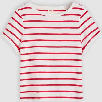 Levi's Julie Slub Tee - Womens - XS - Red