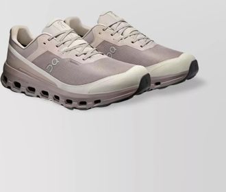 On chunky sole mesh panelled rubber sneakers