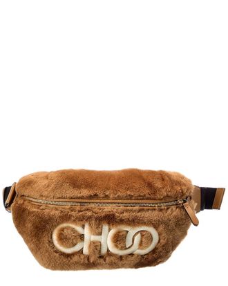 Jimmy Choo London Choo Shearling Belt Bag