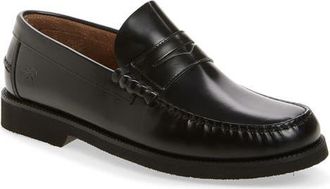 Fluchos Stamford Penny Loafer in Black at Nordstrom, Size 13-13.5Us
