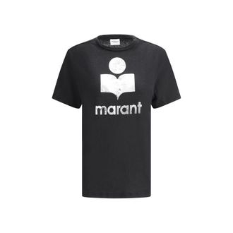 Isabel Marant Marant Etoile Zwarte Linnen T-Shirt