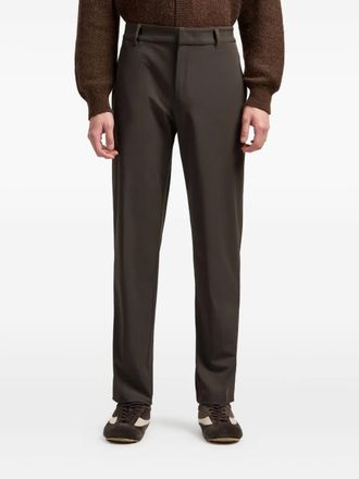 Emporio Armani belt-loops trousers - men - Polyamide/Elastane - 50 - Brown