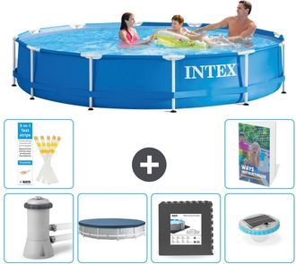 Intex Piscina Con Estructura Redonda - 366x76 Cm - 7-piezas S312