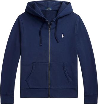 Ralph Lauren Stijlvolle Cardigan Sweater - Heren - Vesten met rits - Blauw - XL - Hoodies & sweatvesten