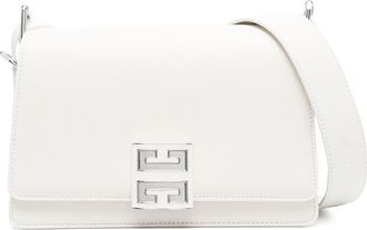 Givenchy medium 4G leather crossbody bag - women - Calf Leather - One Size - Neutrals
