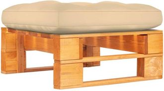 vidaXL Otomana De Jard&iacute;n De Palets Madera Pino Impregnada Marr&oacute;n Miel Vidaxl