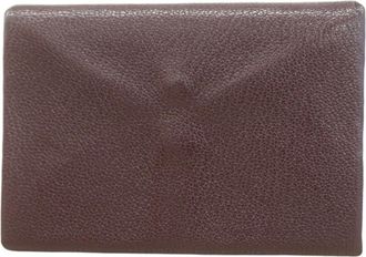 Herm&egrave;s Blue Electric Chevre Myzore Leather Coin Purse/Coin Case (Pre-Owned)