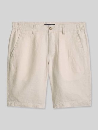 Marc O'Polo Regular Fit Shorts aus reinem Leinen Modell RESO JOGGER in Beige, Gr&ouml;&szlig;e 32