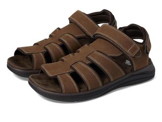 Dockers Banbury Mens Sandals Dark Tan : 10 D - Medium, Leather
