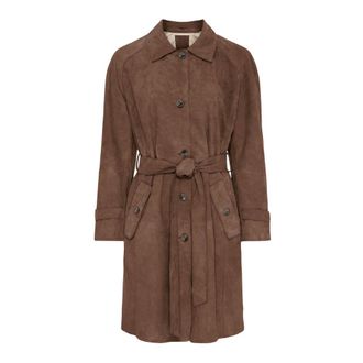 Notyz Dublin Trenchcoat - - Coats - Donna - Marrone - 3XL