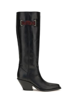 Chlo&eacute; Black Over-the-knee Boots
