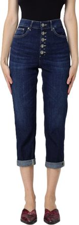 Dondup High-Waisted Cropped Jeans With Rolled Cuffs