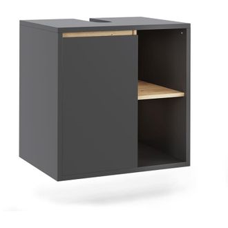 Vicco Mobiletto per lavabo Viola, Grigio/Artisan, 60 x 60 cm, Vicco