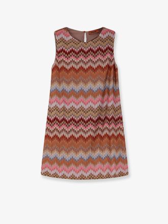 Missoni Vestito corto in viscosa con motivo chevron - MISSONI - gender_Woman