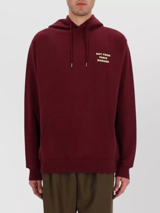 Drôle de Monsieur casual knitwear drawstring hood