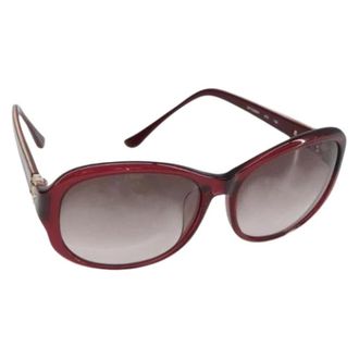 Ferragamo Pre-owned Accessories, female, Red, Size: ONE SIZE Pre-owned Plastic Sunglasses