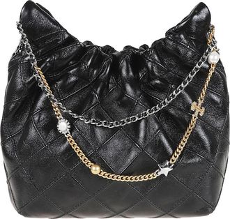 Tory Burch Dames, Tassen, Zwart, Maat: ONE Size Leer