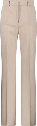 Sportmax pressed-crease trousers - 025 MAKE UP NUDE