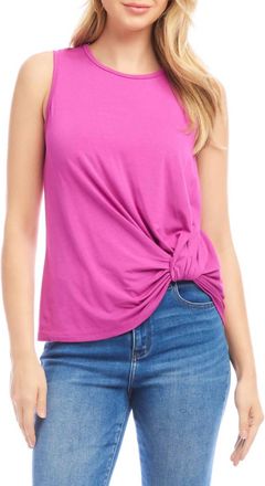 Karen Kane Womens Sleeveless Pick Up Top In Pink