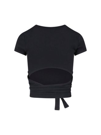 Diesel Womens T-Shirts And Polos Black Cotton Elastane
