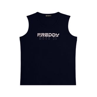 Freddy Canotta in Jersey con Logo FREDDY e Scritta Mood Up