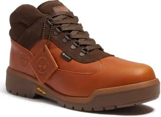 Timberland Field Gore-Tex Waterproof Mid Boot in Medium Brown Full Grain at Nordstrom, Size 10.5