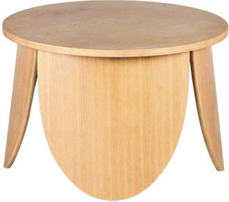 Selsey Vivially - Mesa De Centro Redonda - 60 Cm - Color Roble Natural - Selsey