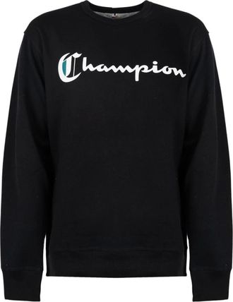 Champion Klassieke Ronde Hals Trui - Heren - Sweatshirts - Zwart - XS - Katoen - Hoodies & sweatvesten